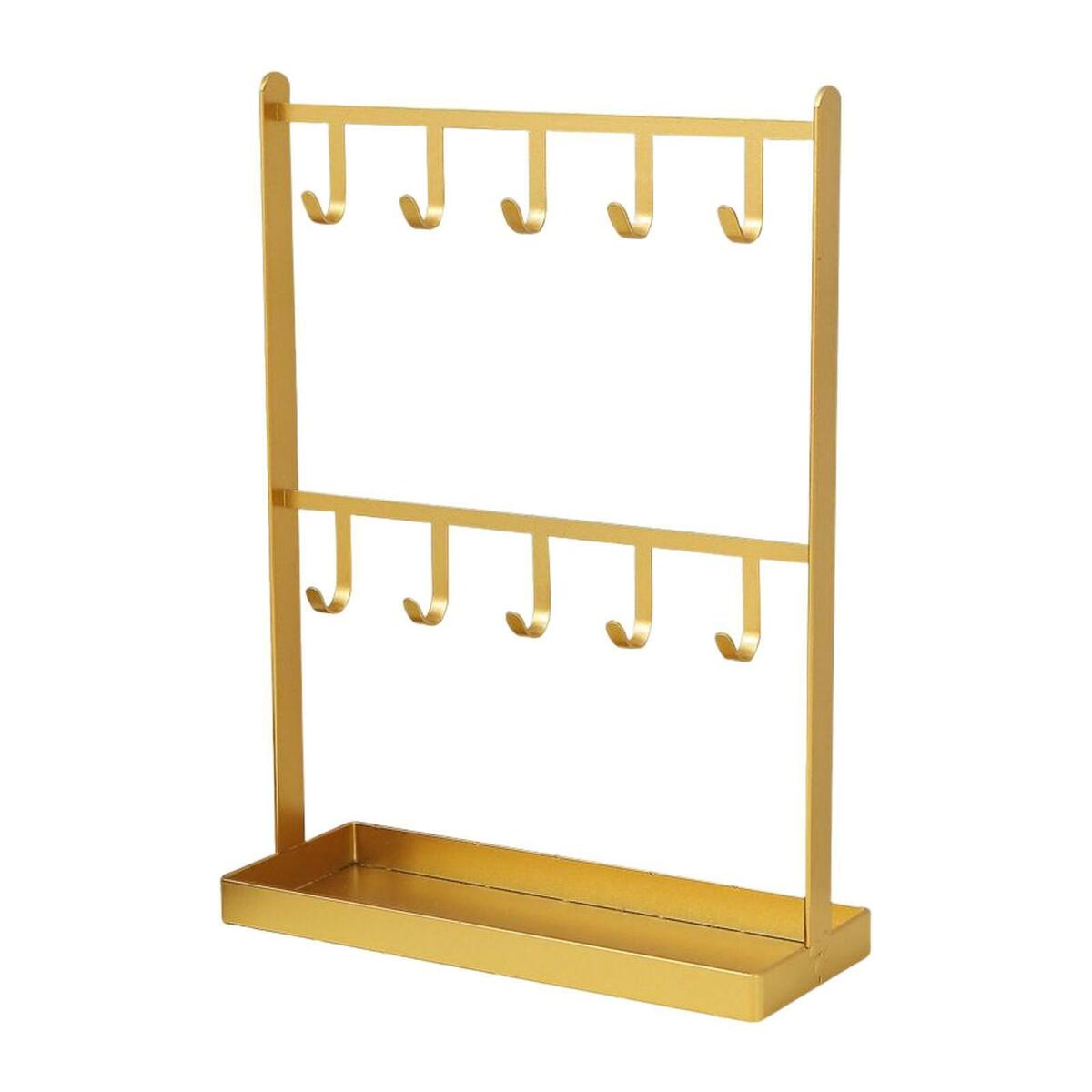 Jewelry Organizer Rack 10 Hooks Necklace Bracelet Holder