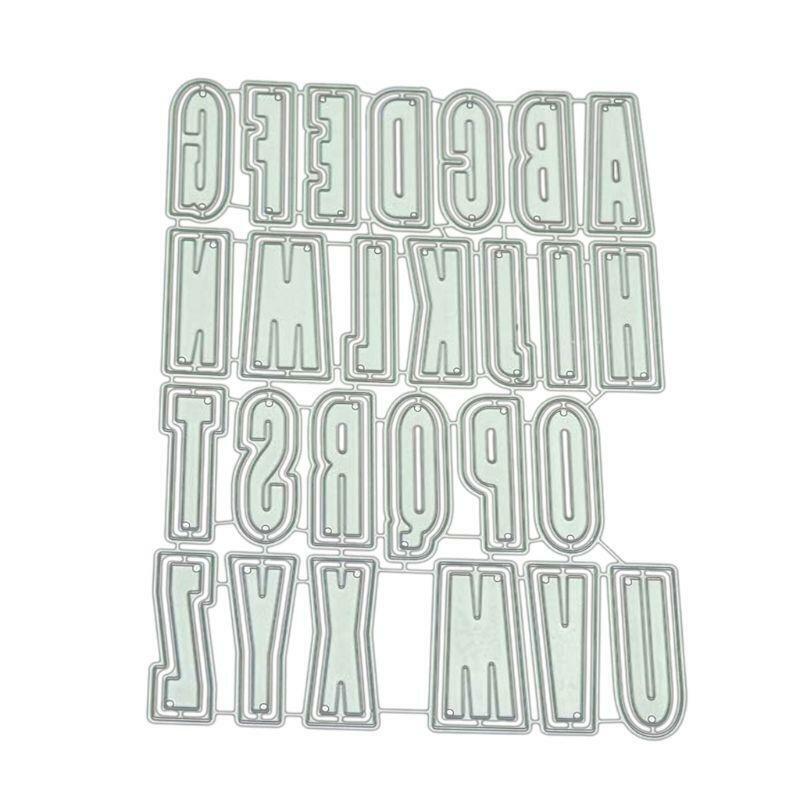 Alphabet DIY Cutting Dies Metal Stencil Scrapbooking Die Cuts Paper Card Decor