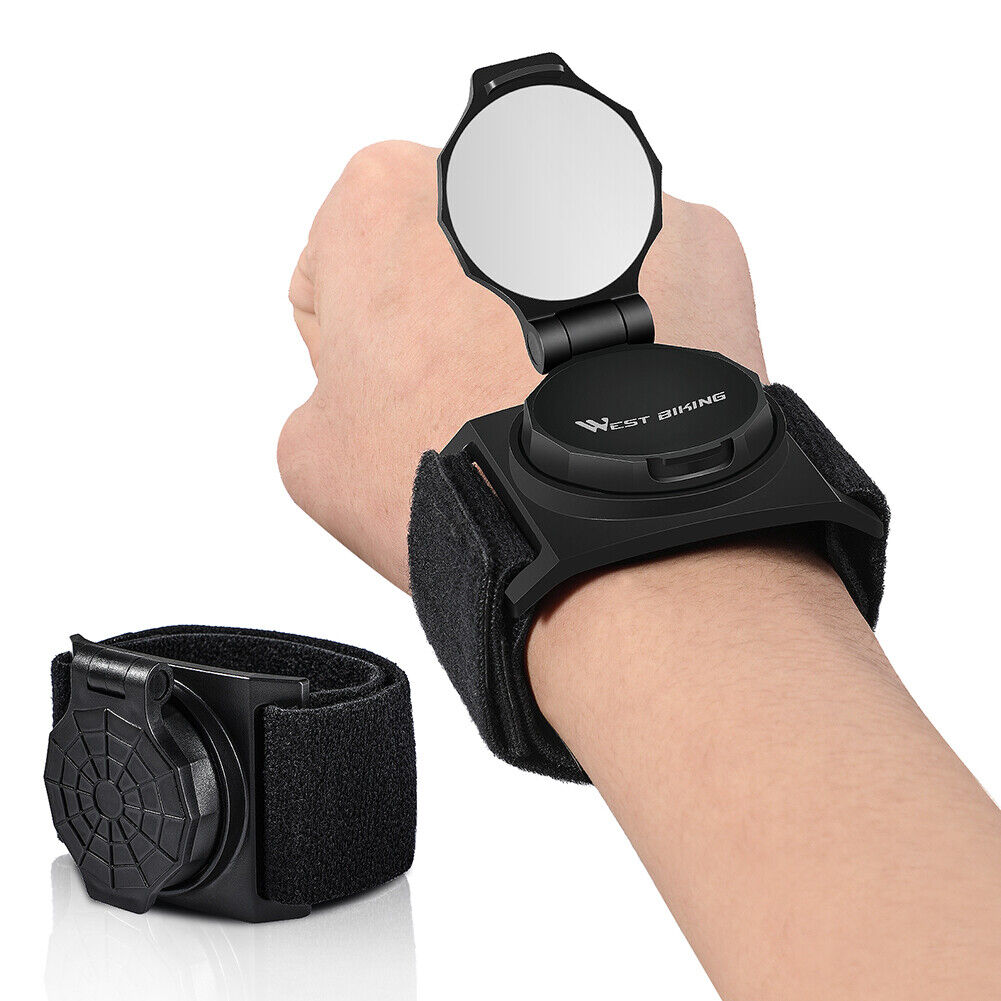 WEST BIKING Bike Bicycle Wrist Rearview Rear View Mirror Cycling Accessory