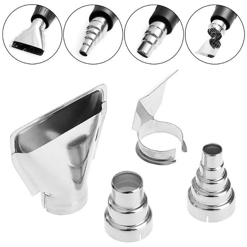 4Pcs Heat Gun Air Nozzles Electric Kit Accessories Industrial Tools Shrink Wrap