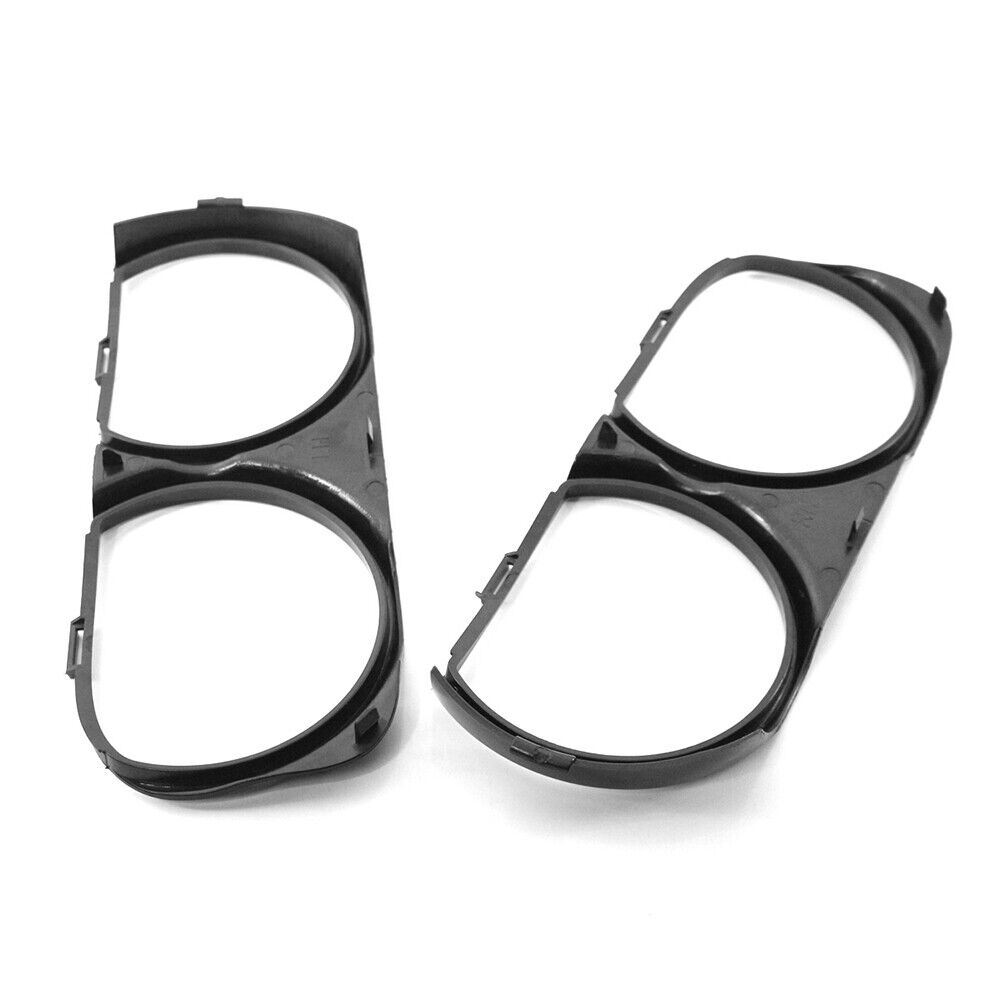 2pcs Front Headlight Lamp Bezel Trim Car Accessories for Dodge Challenger