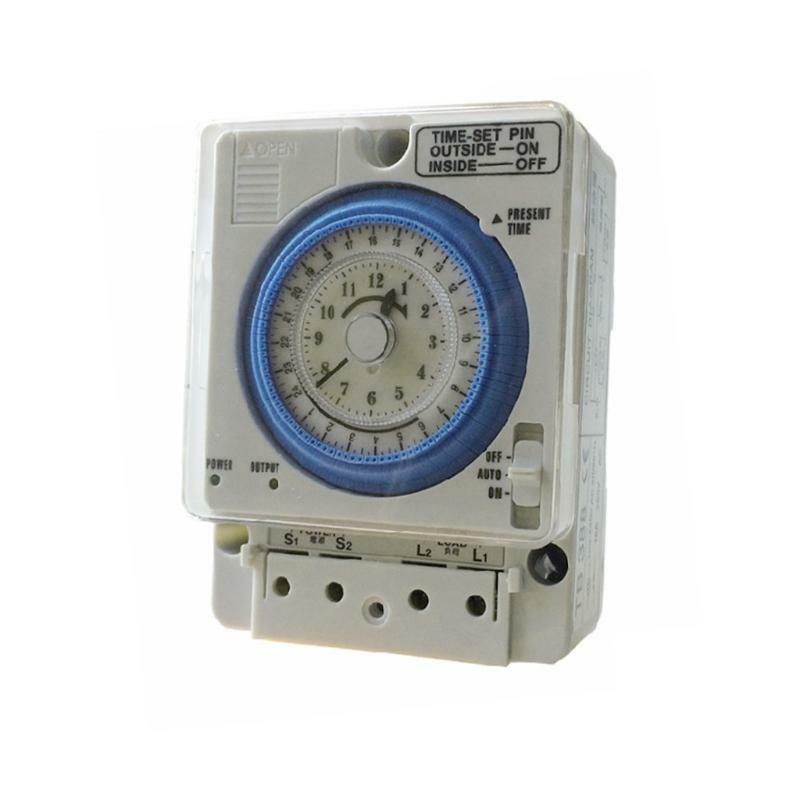 TB388 Mechanical Timer Switch 100-240V 24H 96 Settings Programmable Controller