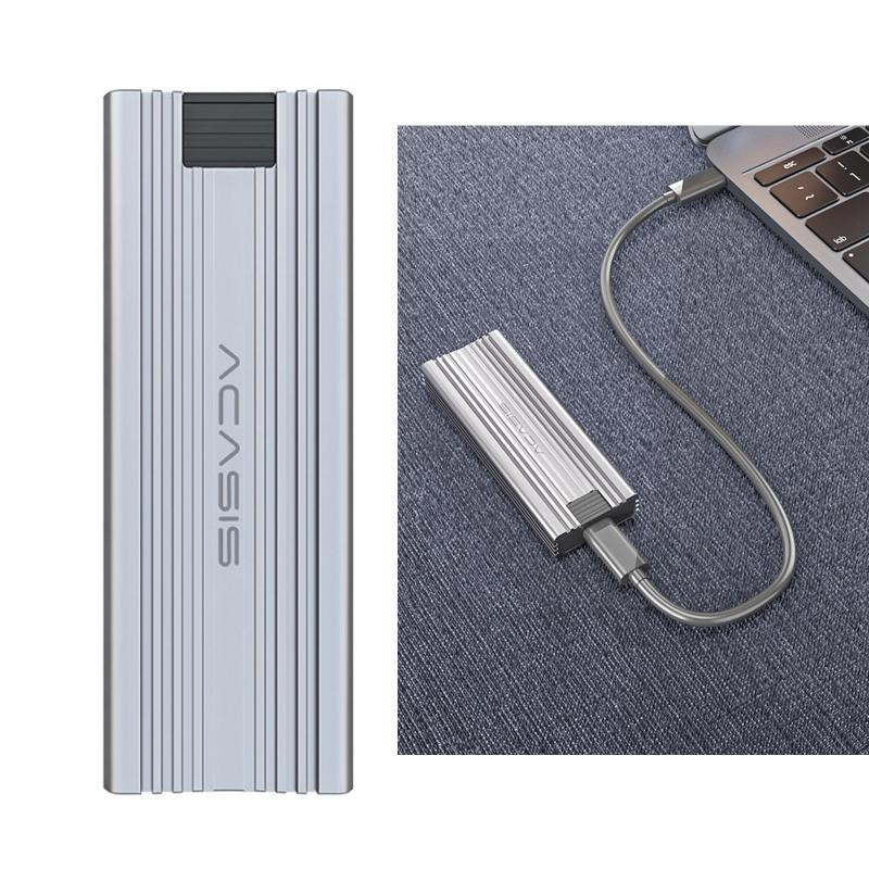 M.2 USB C NVMe PCIe Adapter Hard Drive Enclosure for 2242/2260/2280 M2 NVMe Sata
