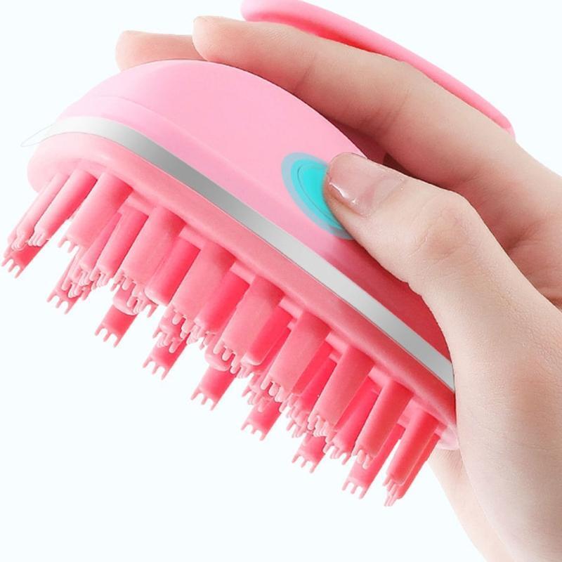 Electric Scalp Massager Comb Electric Hair Shampoo Brush 3 Vibration Modes