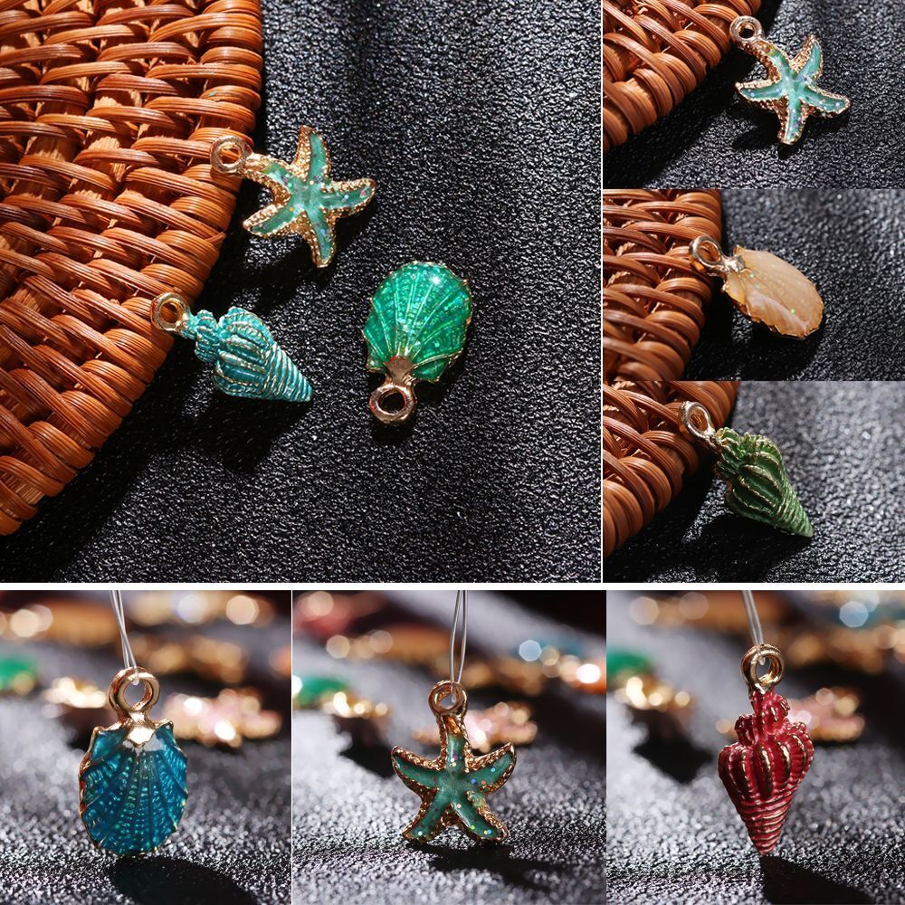 Jewelry Decoration Sea Shell Ocean Pendants Handmade Accessories Conch Charms