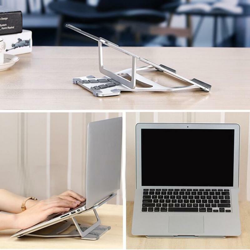 A2 Laptop Stand Computer Holder Bracket Foldable Adjustable for 11-15" Notebook
