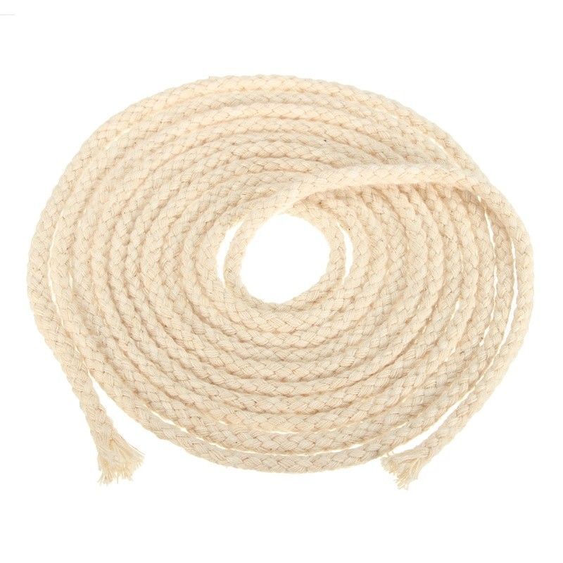 10FT Dia 3/16'' Round Cotton Wick Burner For Oil Kerosene Alcohol Lamp Holder