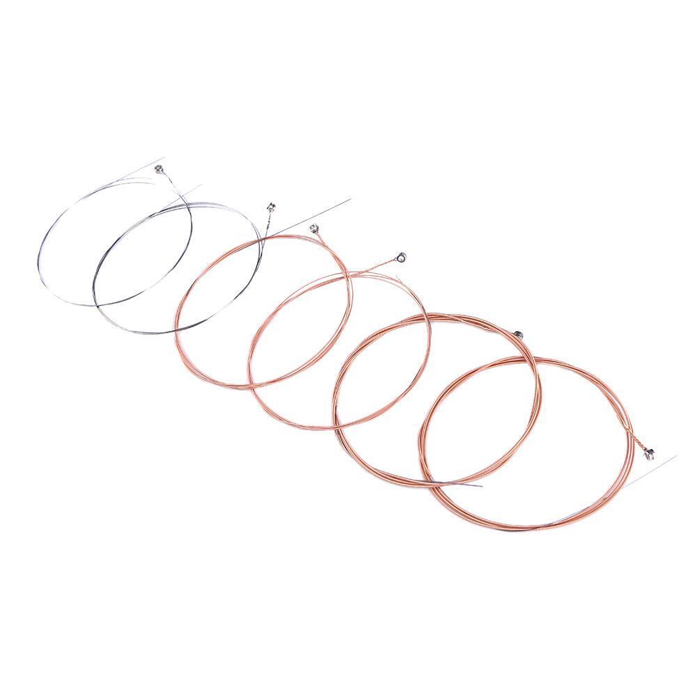 6pcs Steel Wire Guitar Strings for Acoustic Folk Guitar Parts Accessories