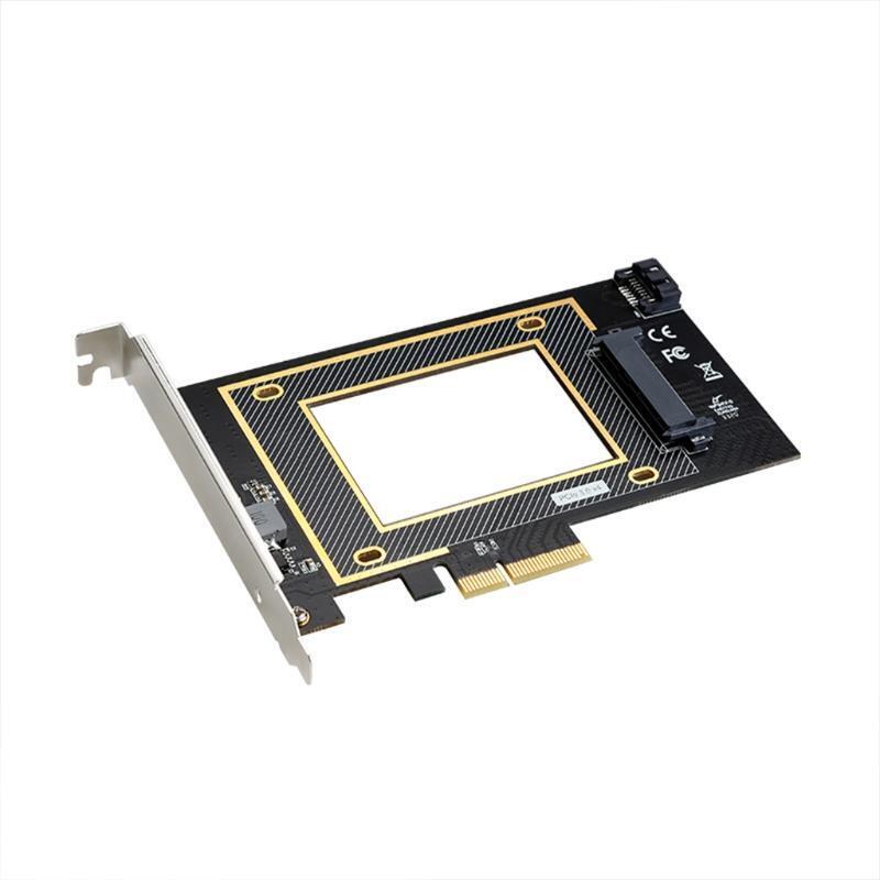PCIE X16 to U.2 SFF8639 2.5-inch NVMe SSD Adapter Riser Card Pci-e HDD Converter