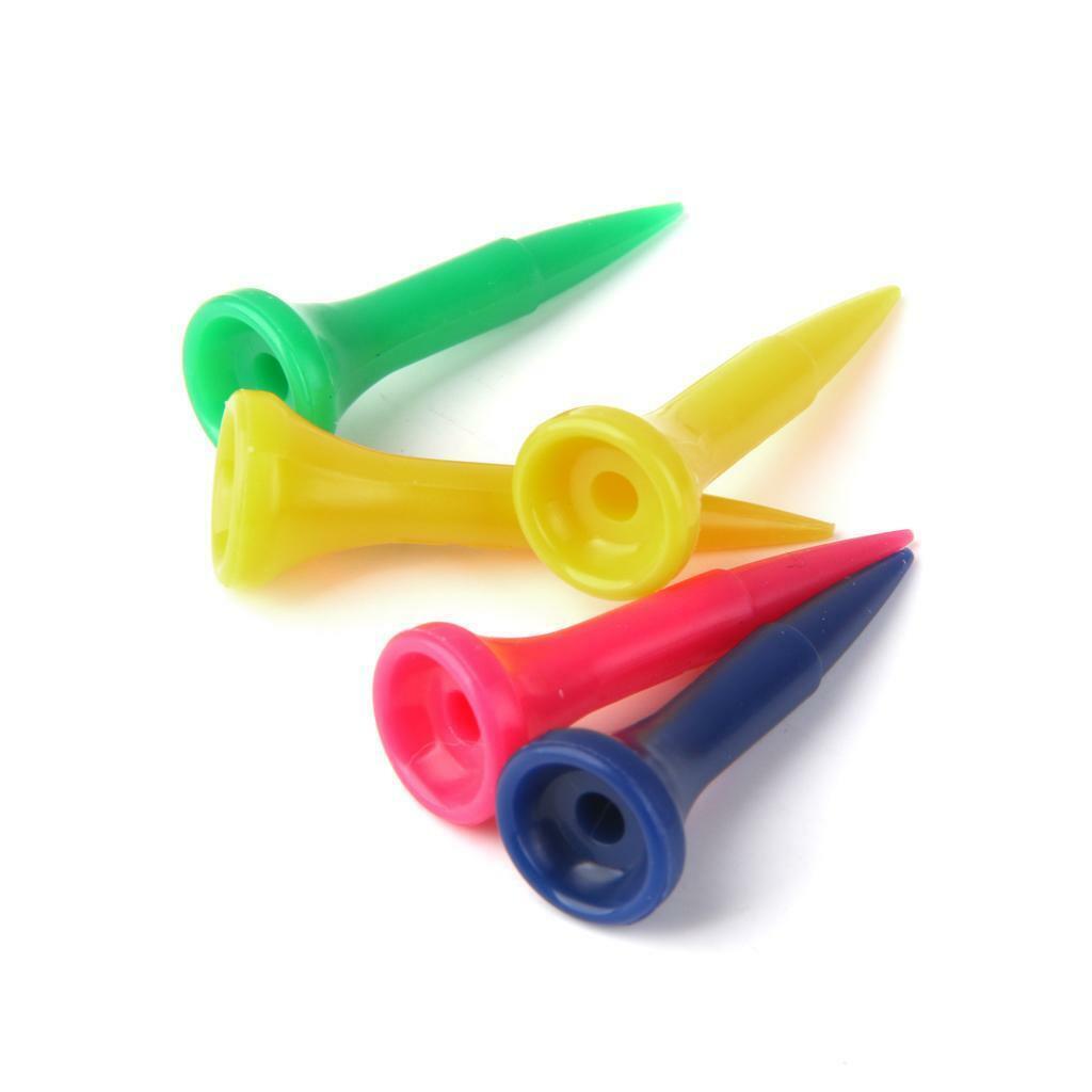 50 pcs Mixed  Plastic Graduated golf professional tees 40mm Golfer Accessories