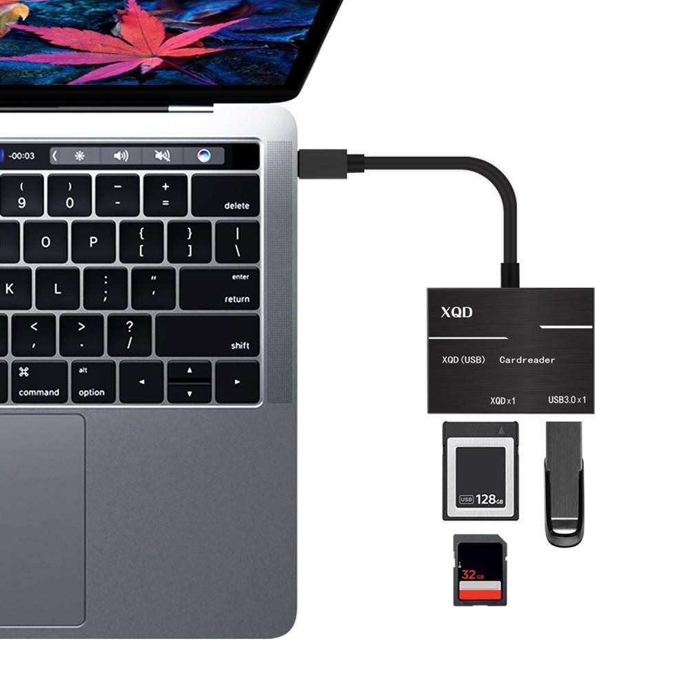 USB 3.0 Type-C USB-C to XQD Memory Card Reader 500MB/s High Speed Adapter