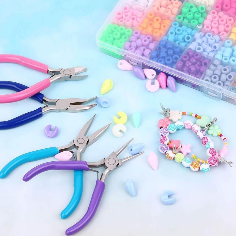 4 PCS Jewelry Making Tools Kit DIY Accessories Iron Made Multiple Fuction