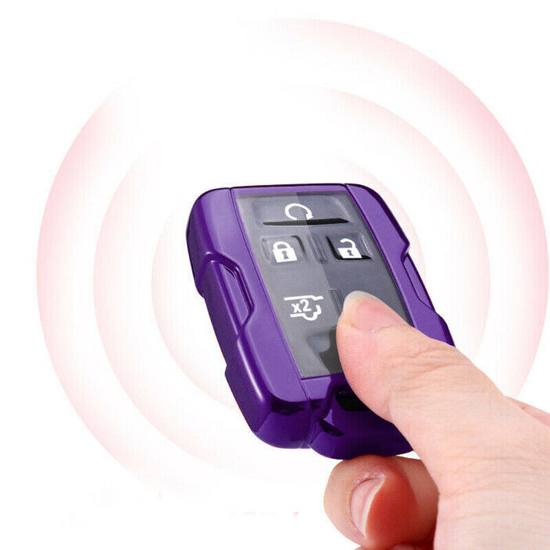 TPU Remote Key Case Cover fit for GMC Sierra Yukon Chevrolet Suburban Tahoe