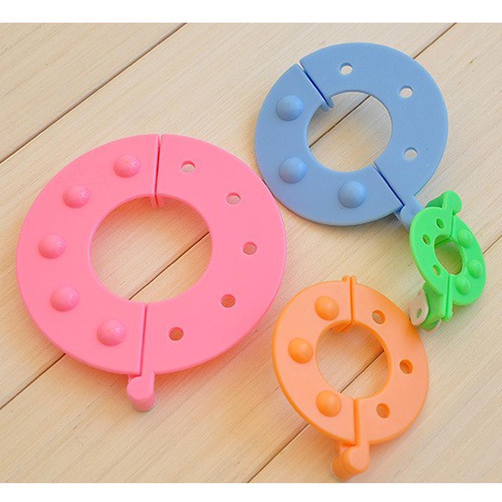 1Set 4 Sizes Pom Pom Maker Fluff Ball Weaver Needle Knitting Tool Yarn