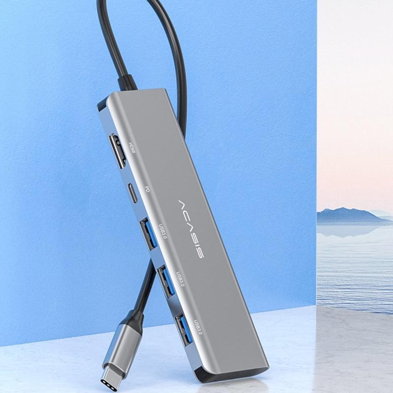High Speed ??USB Hub Type-C to 5 Port Splitter Docking Station to USB 3.0 /SD/TF