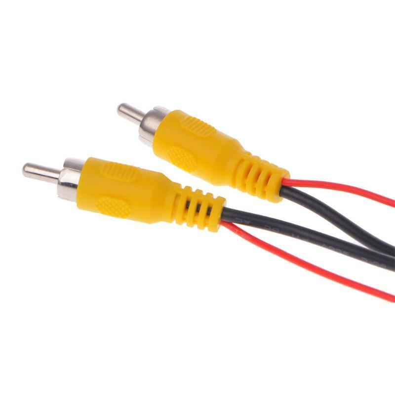 RCA Male To Male AUX Audio Video AV Cable For Car Rear Camera DVD CD Player TV