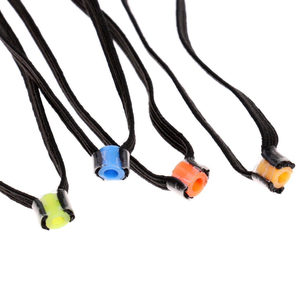 32 Pieces, Fly Fishing, Tippet Elastic, Tippet Spool Tenders, with Tippet Rings,