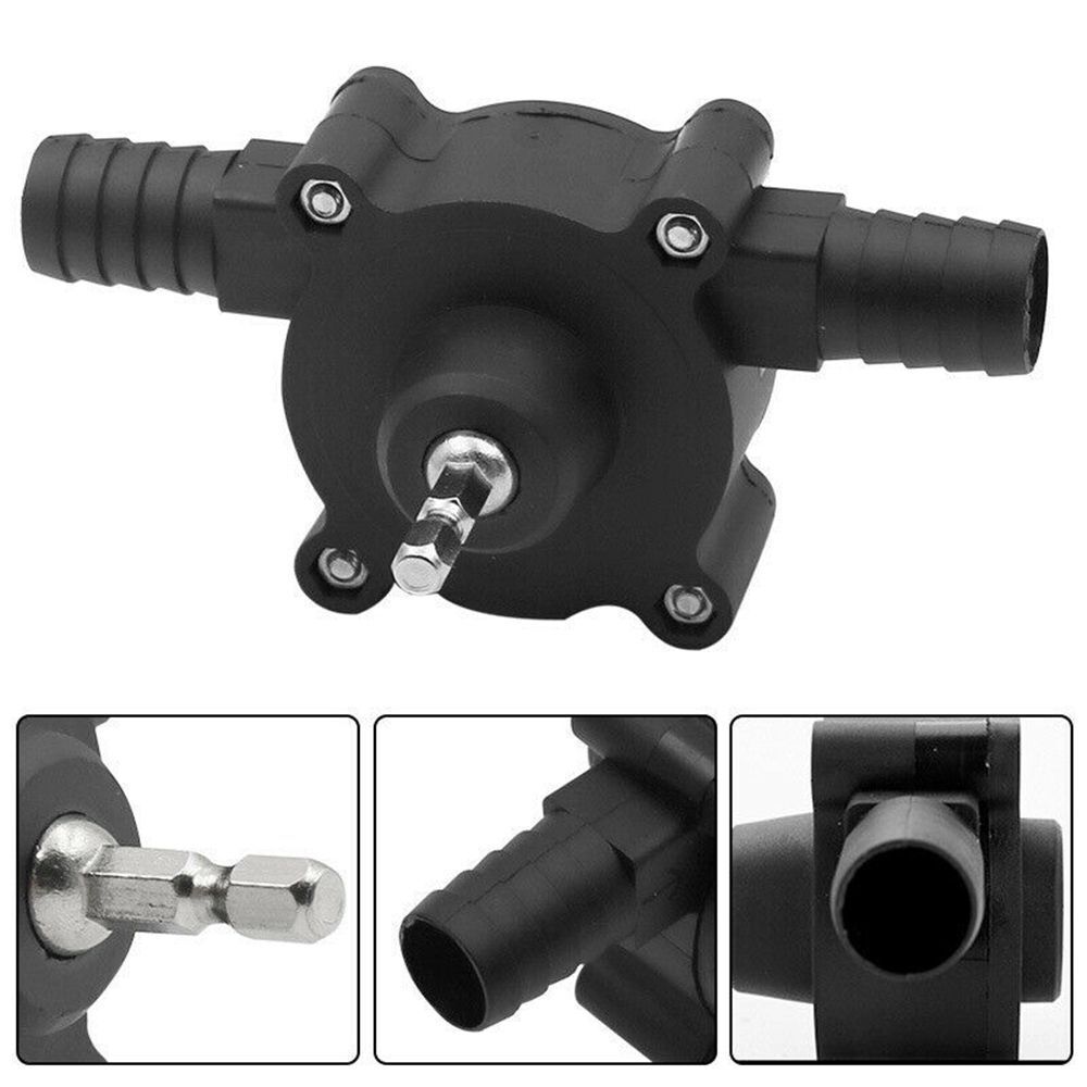 Self Priming Tools Pumps Electric Drill Powered Oil Fluid Transfer Water Pump
