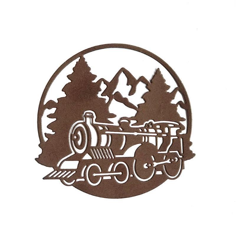 Christmas Tree Train Metal Cutting Dies Stencil DIY Scrapbooking Album Paper