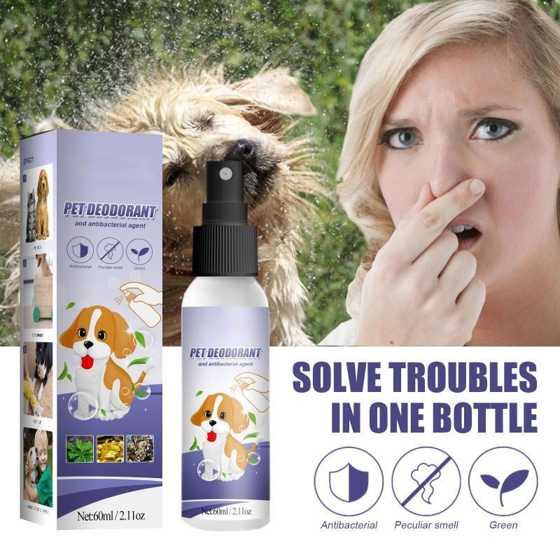 60ml Deodorizer for Dog or Cat Urine Smells on Carpet, Furniture & Floors