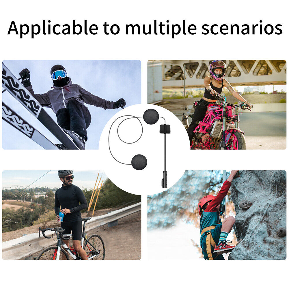 Outdoor Helmet Earphone Automatic Answering Helmet Stereo Music Earphone