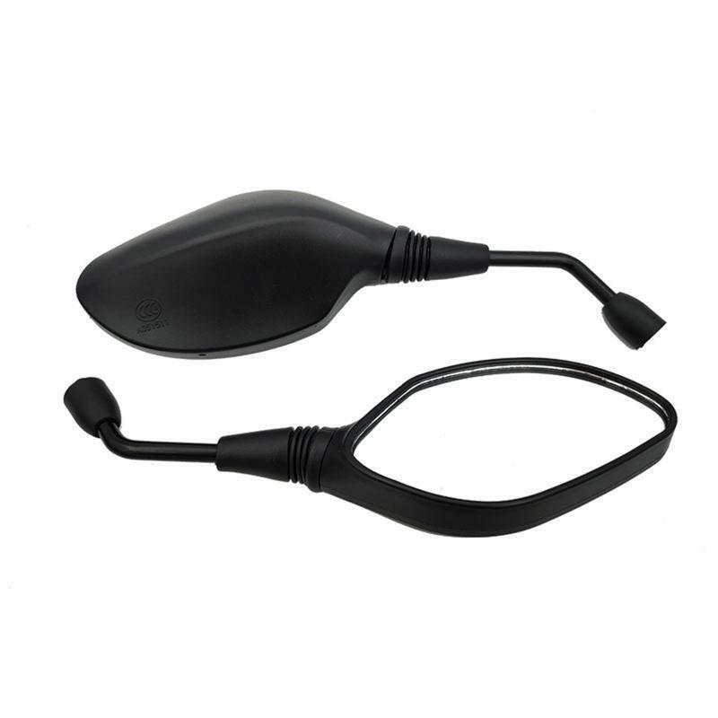 1 Pair Adjustable Rearview Mirrors Set Revesing Mirror Handle Bar End Motorcycle