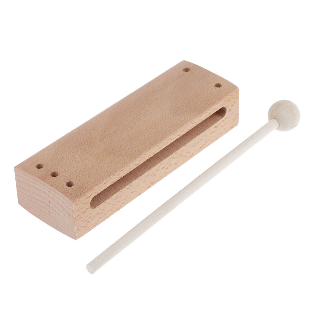 Wooden Percussion Block  Early Educational Percussion Instrument