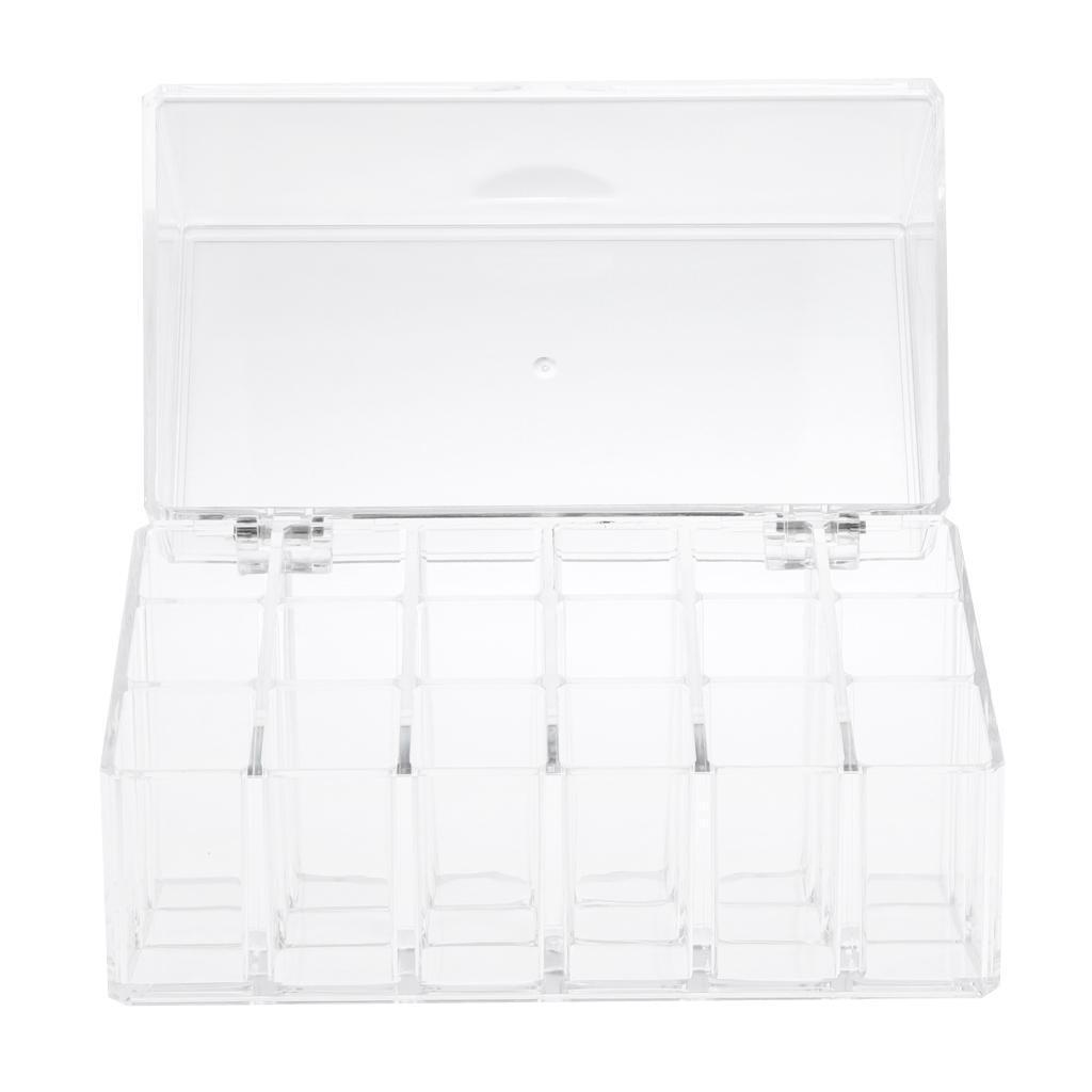 18 Slots Makeup Lipstick Lip Gloss Display Stand Rack Holder Organizer