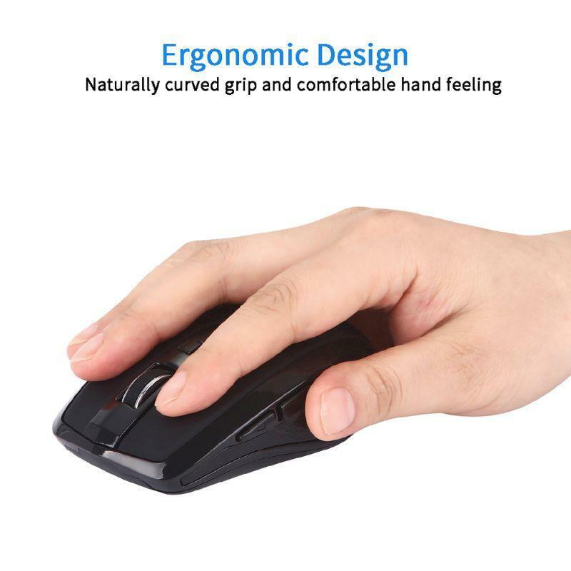 Premium Gaming Mouse 800/1200/1600 DPI 2.4G USB Type-C Wireless Electronic Mice