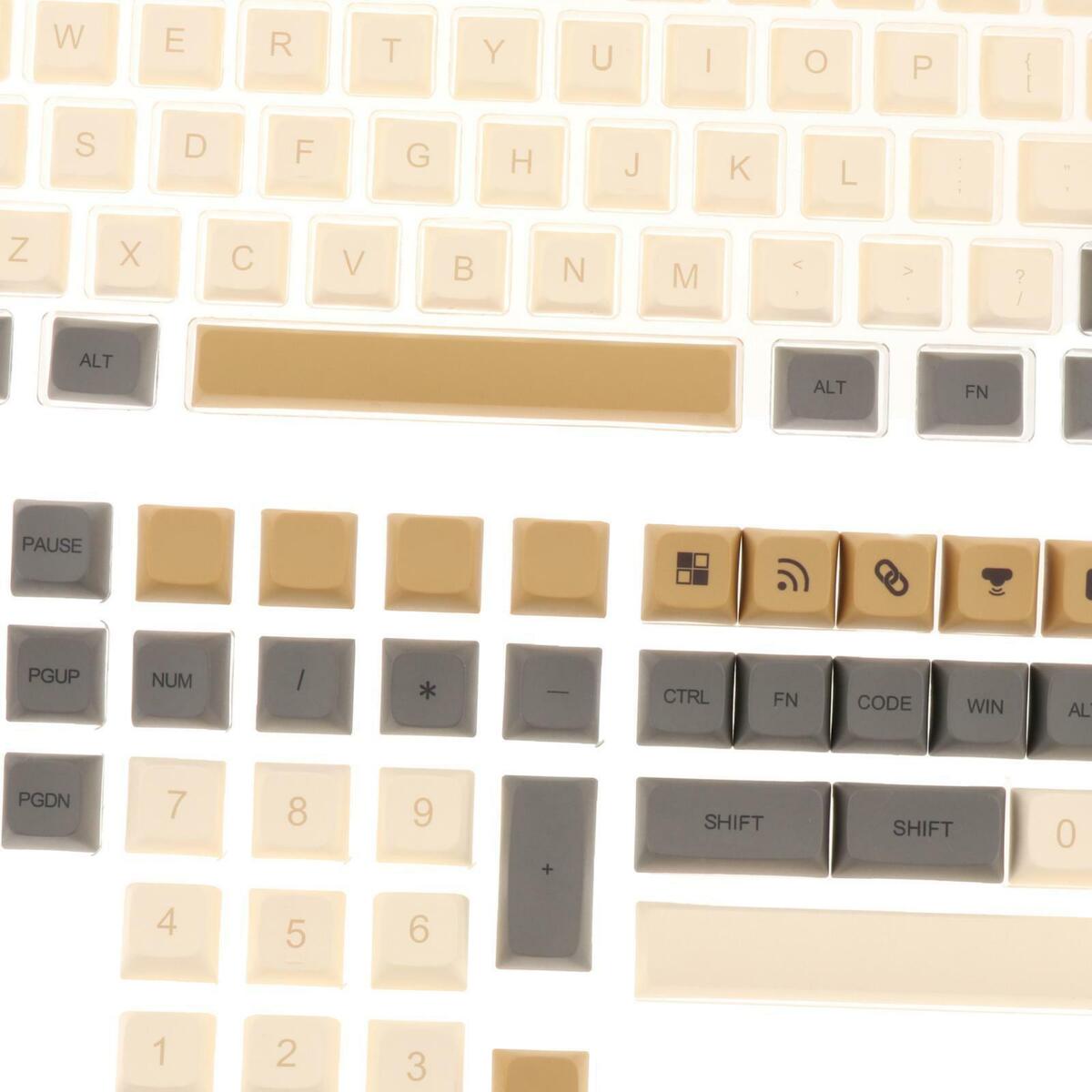 125-Key PBT  Mechanical Keyboard  for Desktop Computer Laptop