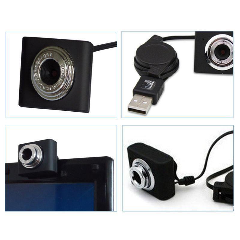 8 Million Pixels Mini Webcam HD Web Computer Camera with Microphone for Desktop