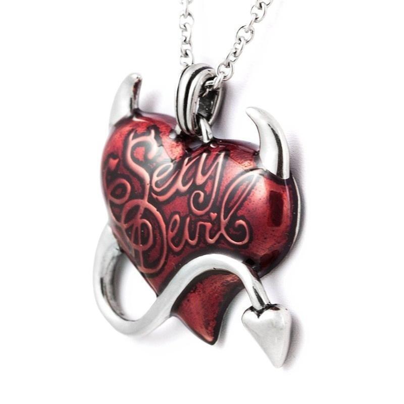 Gothic Pendant Heart Shaped Charm Pendants Christmas Valentine DIY Gifts