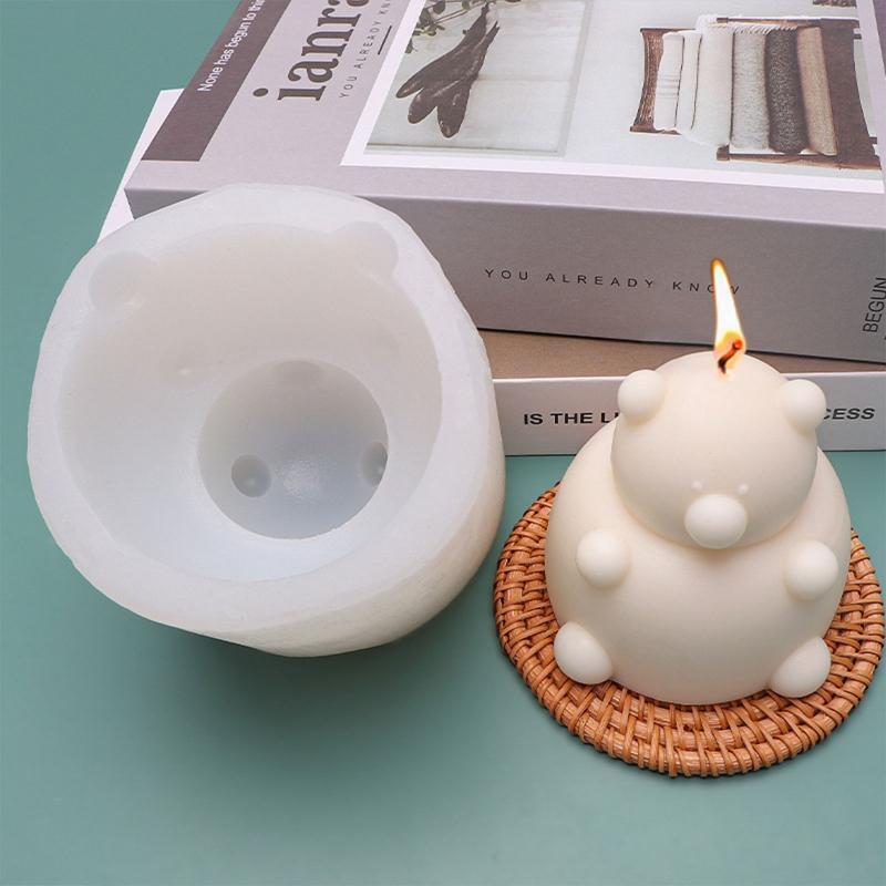 Silicon Bear Soap Mold Handcraft Cake Mold Cookie Decor Cake Decoration Jewelry