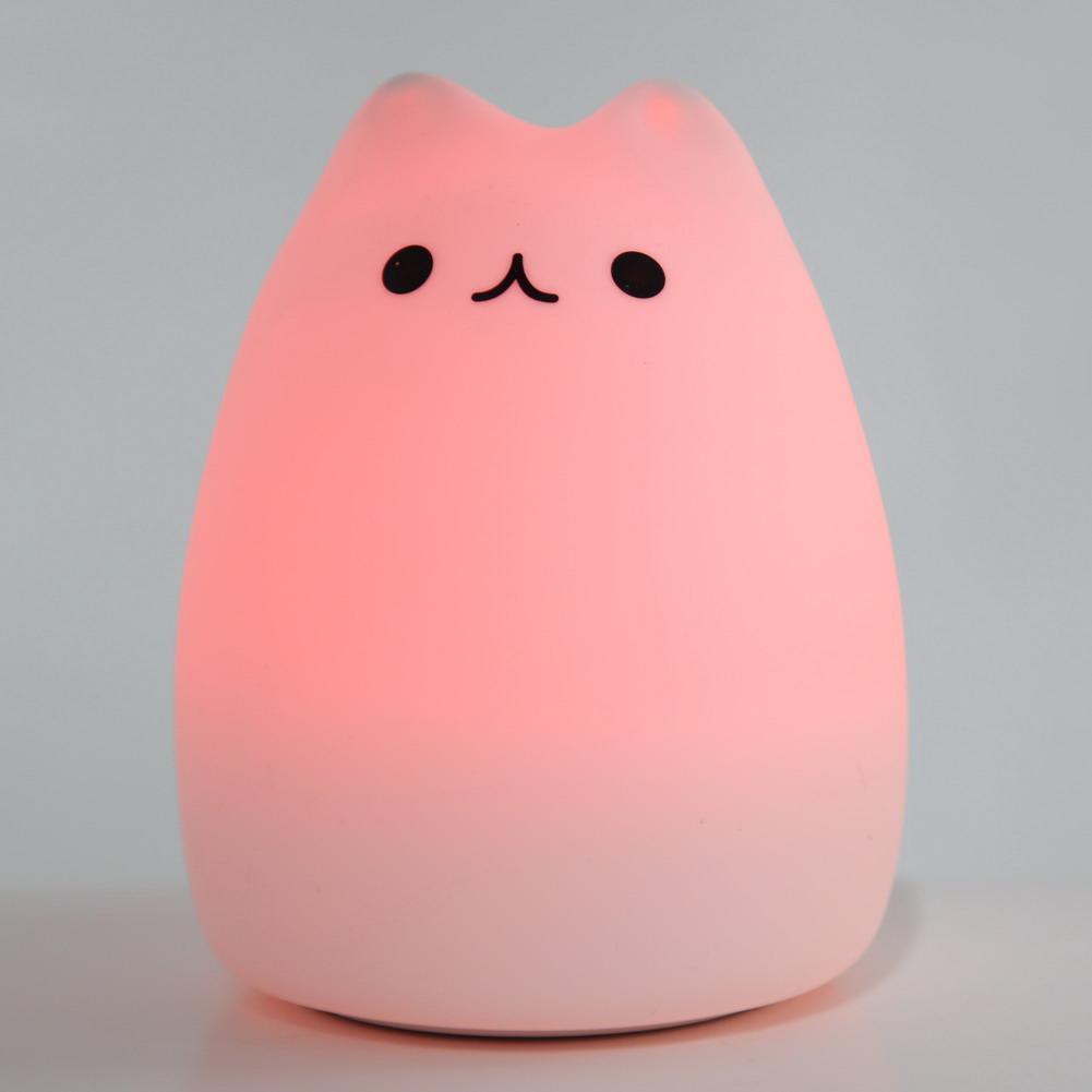 Colorful Animal Silicone Meng Pet Cute And Colorful Light Lamp Night Light