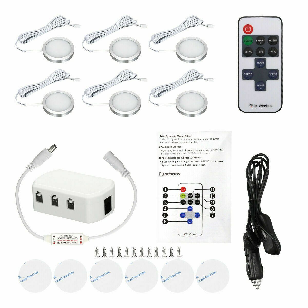 Super Bright LED Spotlight Round Recessed Lamp Panel Downlight Ceiling Light