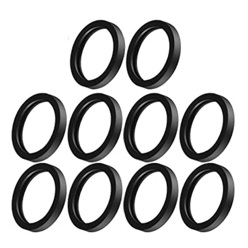 10Pcs 0.5cm Thickness Gas Can Spout Gasket Wearproof Rubber Sealing Rings Pads