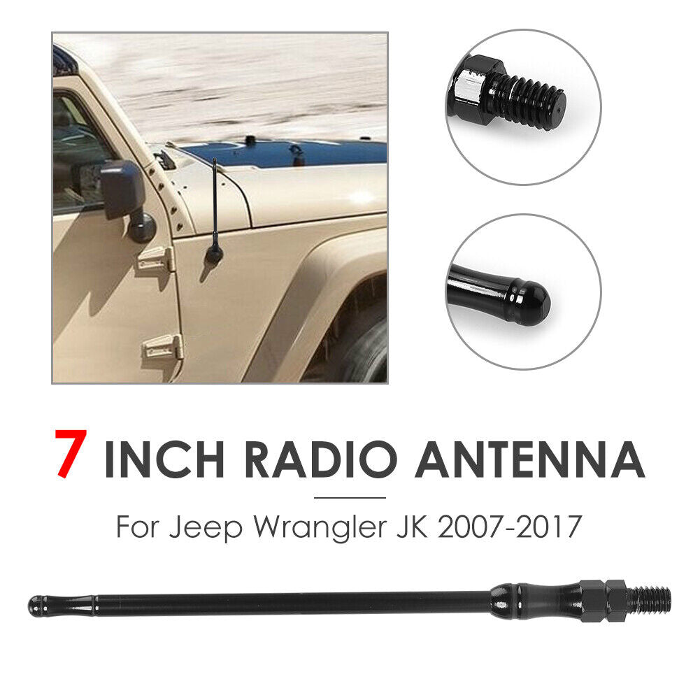 7 inch Car Parts Radio Signal Aerial Antenna for Jeep Wrangler JK 2007-2017