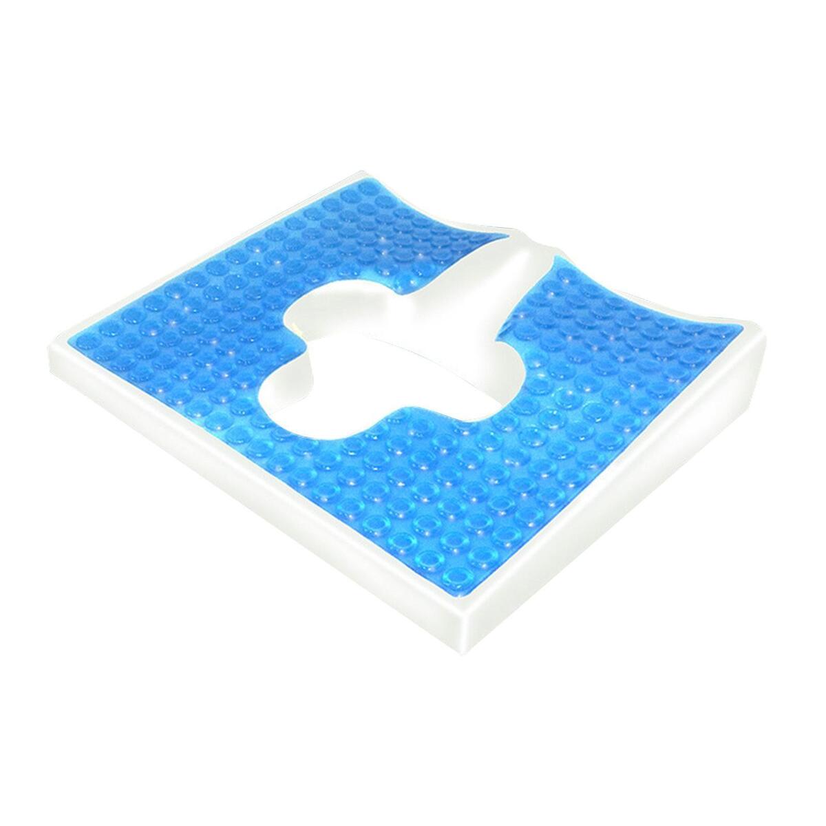 Silicone Memory Foam Seat Cushion Reusable for Tailbone Back Soreness Relief