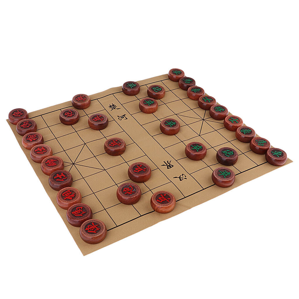 Rosewood Chinese Chess Traditional Xiangqi Office Business Collectable Gift