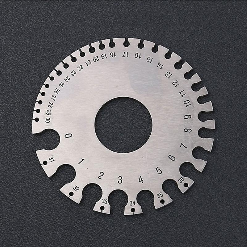Dual Sided Metal Sheet Guage Stainless Steel Wire Metal Sheet Thickness Gauge