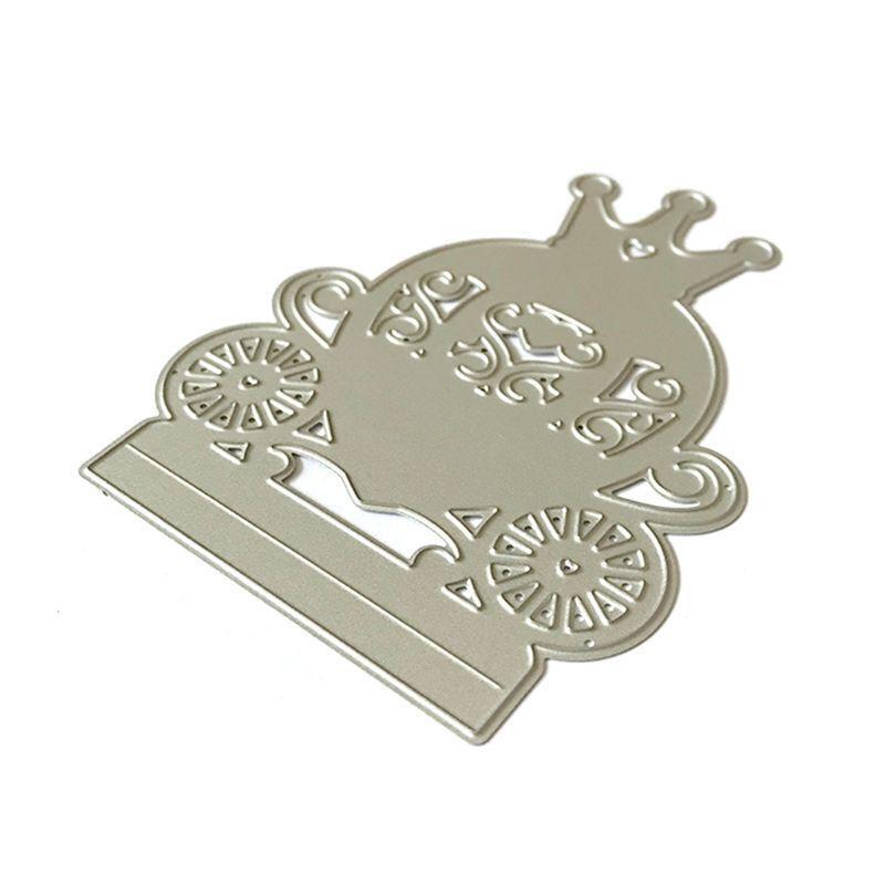 Crown Box Metal Cutting Dies Stencil Scrapbooking DIY Album Stamp Paper Emboss