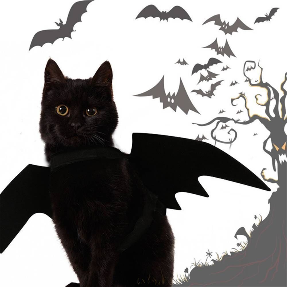 Wings Cat Vest Demon Pet Clothes Cat Wings Cat Costume Halloween Decorations