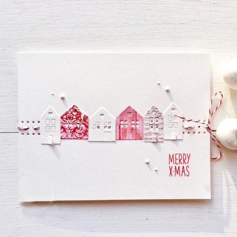 House Metal Cutting Dies Stencil Scrapbooking DIY Album Stamp Paper Card Emboss
