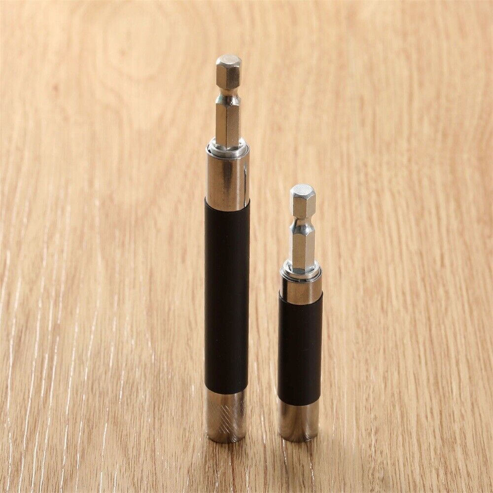 80mm-200mm Extended Shaft Power Screwdriver Holder Drill Bit Adapter Hex Shank
