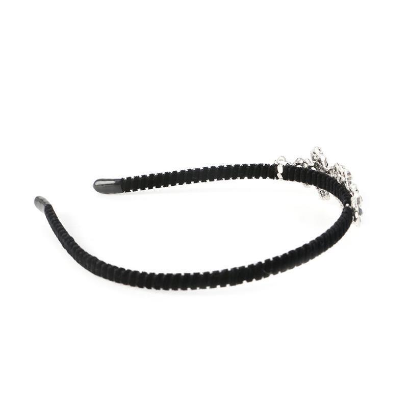 Women Lady Fashion Rhinestone Head Jewelry Headband Head Piece Hair Band