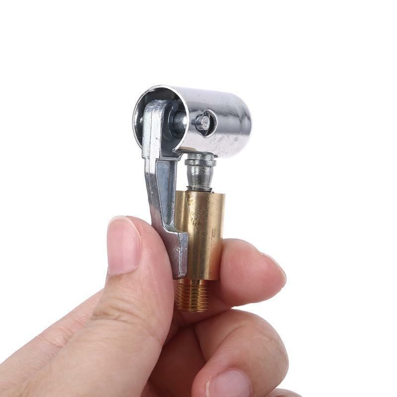 Air Chuck Universal Heavy Duty Open Flow Straight Lock Tire Air Inflation Nozzle