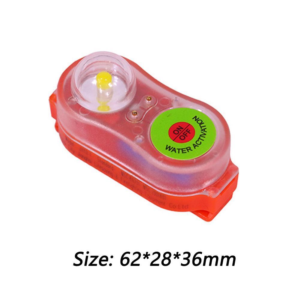 Life Jacket Light LED Self-Lighting Life Saving Conspicuous Lamp (Red)