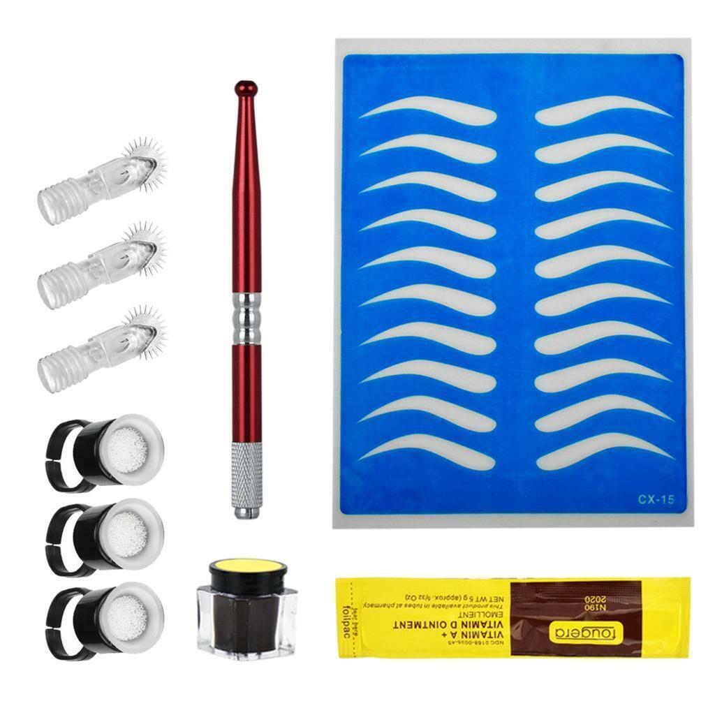 Manual Permanent  Training Kit Eyebrow Exercise  Red