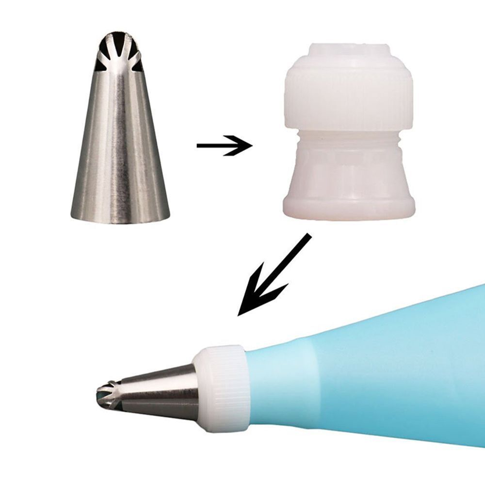 Cupcake Pastry Tips Baking Mold Icing Piping Nozzles Russian Stainless Steel