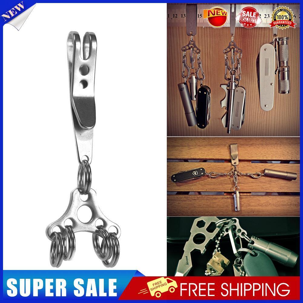 New Pocket Suspension Clip with Hat Buckle Set EDC Outdoor Quicklink Tool